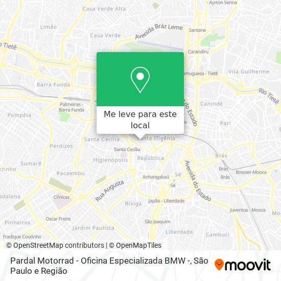 Pardal Motorrad - Oficina Especializada BMW - mapa