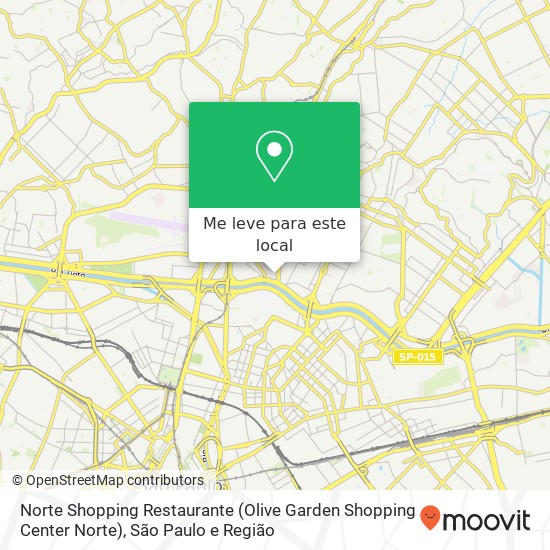 Norte Shopping Restaurante (Olive Garden Shopping Center Norte) mapa