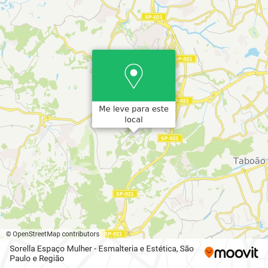 Sorella Espaço Mulher - Esmalteria e Estética mapa