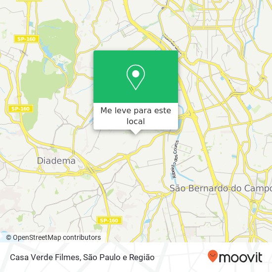 Casa Verde Filmes mapa