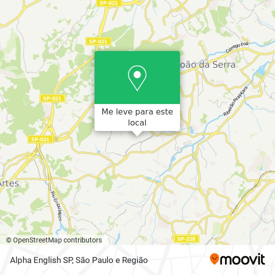 Alpha English SP mapa