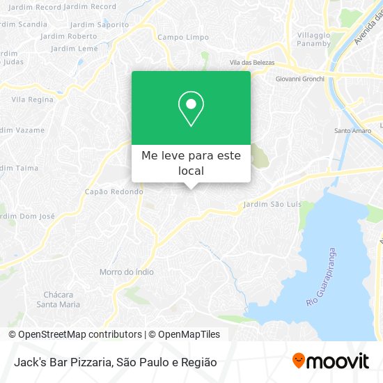 Jack's Bar Pizzaria mapa