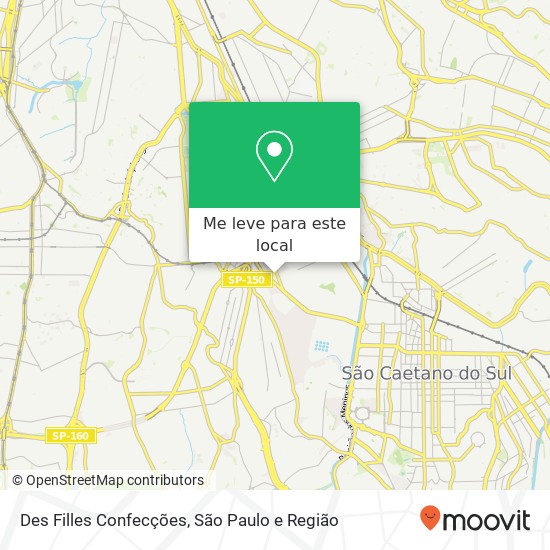 Des Filles Confecções mapa