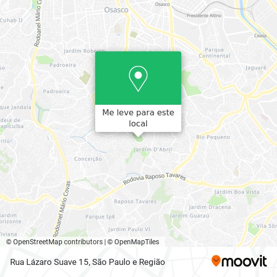 Rua Lázaro Suave 15 mapa
