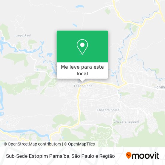 Sub-Sede Estopim Parnaíba mapa