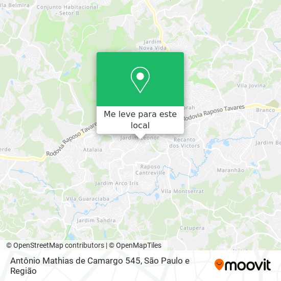 Antônio Mathias de Camargo 545 mapa