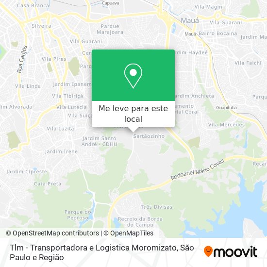 Tlm - Transportadora e Logistica Moromizato mapa