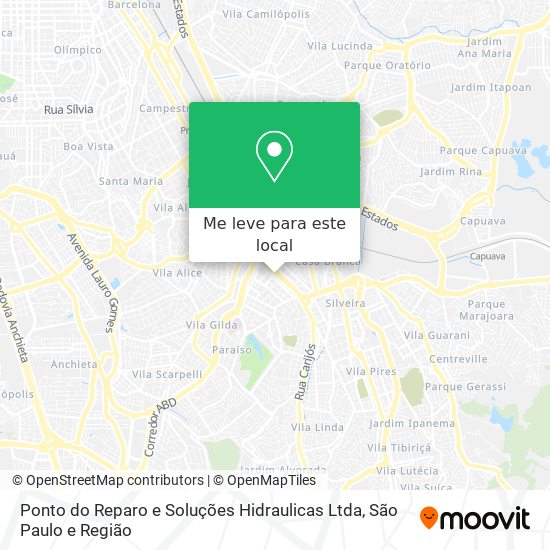 Ponto do Reparo e Soluções Hidraulicas Ltda mapa