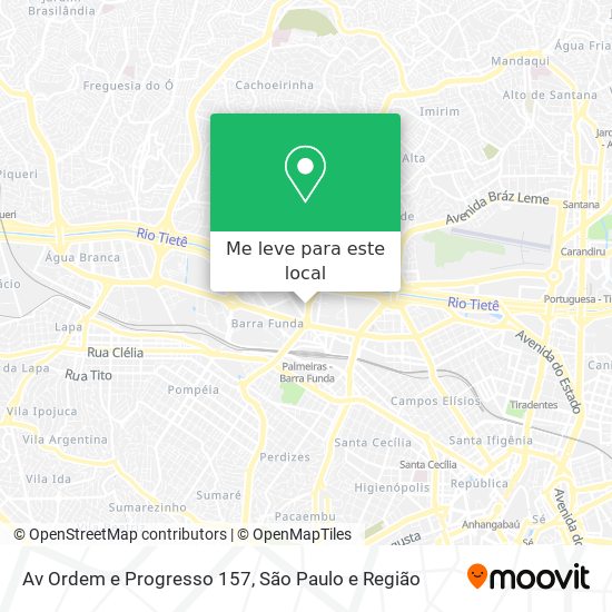 Av Ordem e Progresso  157 mapa