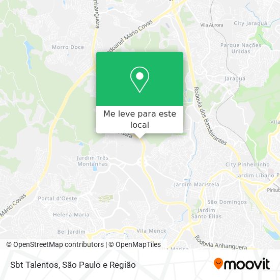 Sbt Talentos mapa