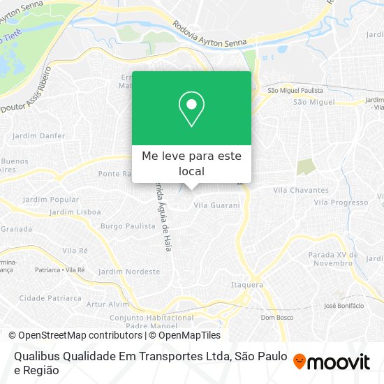 Qualibus Qualidade Em Transportes Ltda mapa