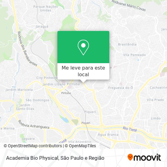 Academia Bio Physical mapa