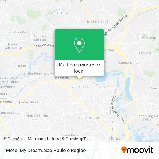 Motel My Dream mapa