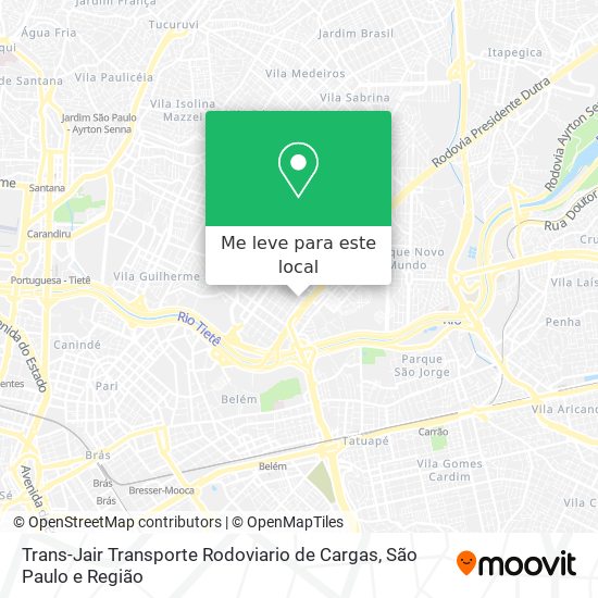 Trans-Jair Transporte Rodoviario de Cargas mapa