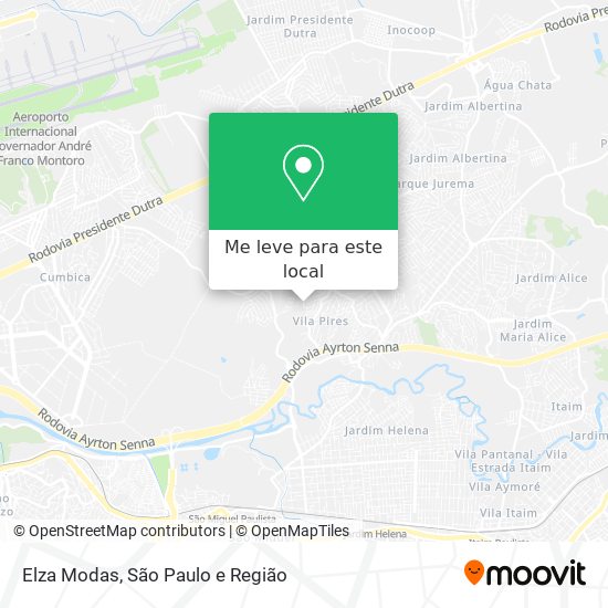 Elza Modas mapa