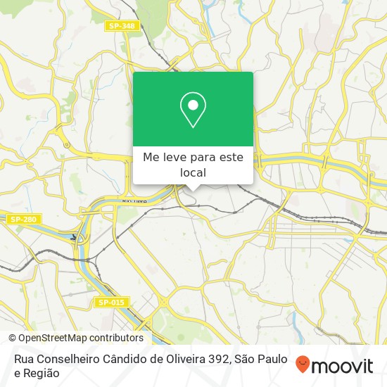 Rua Conselheiro Cândido de Oliveira 392 mapa