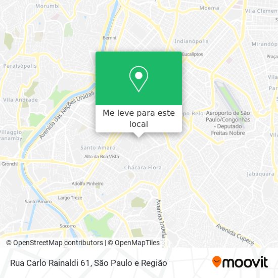 Rua Carlo Rainaldi 61 mapa