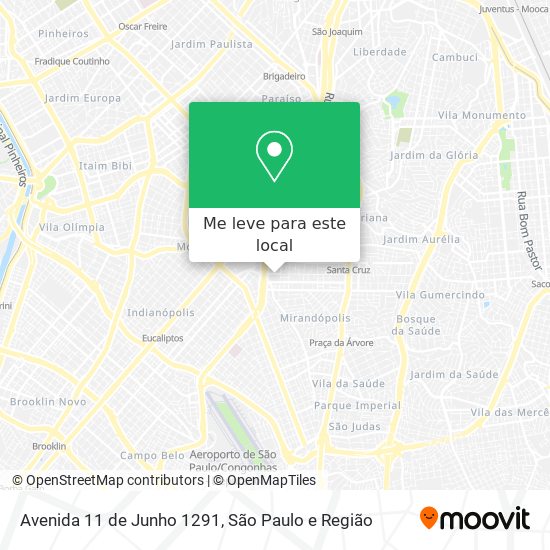 Avenida 11 de Junho 1291 mapa