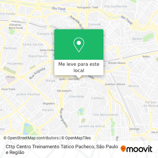 Cttp Centro Treinamento Tático Pacheco mapa
