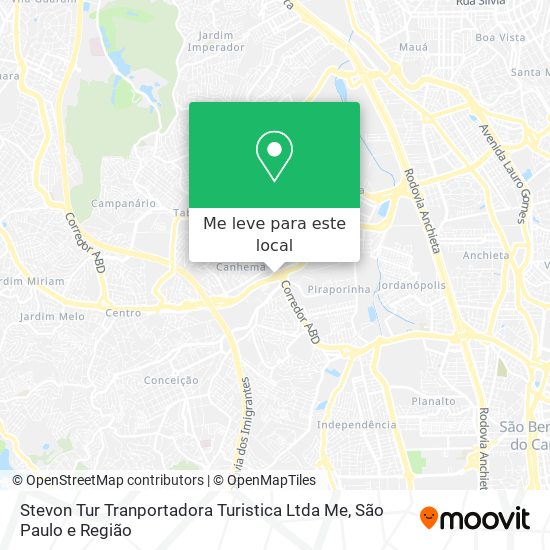 Stevon Tur Tranportadora Turistica Ltda Me mapa