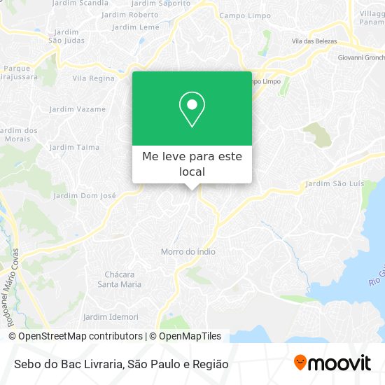 Sebo do Bac Livraria mapa