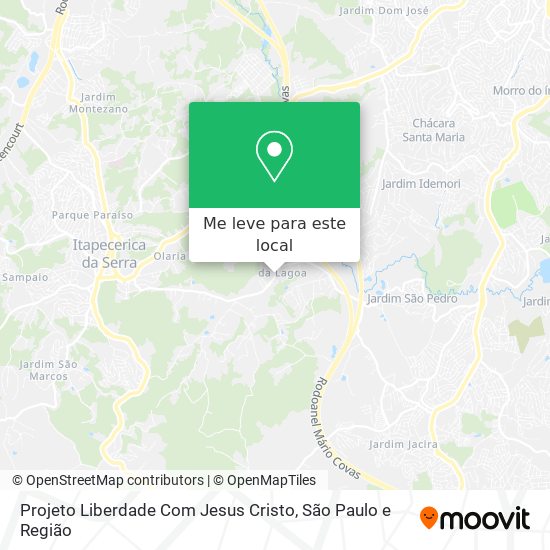 Projeto Liberdade Com Jesus Cristo mapa
