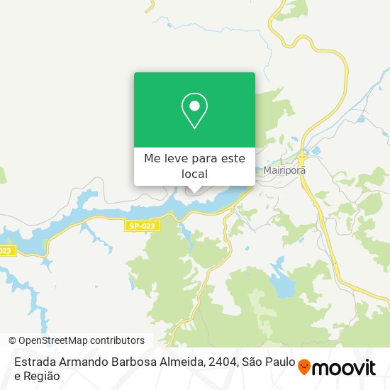 Estrada Armando Barbosa Almeida, 2404 mapa