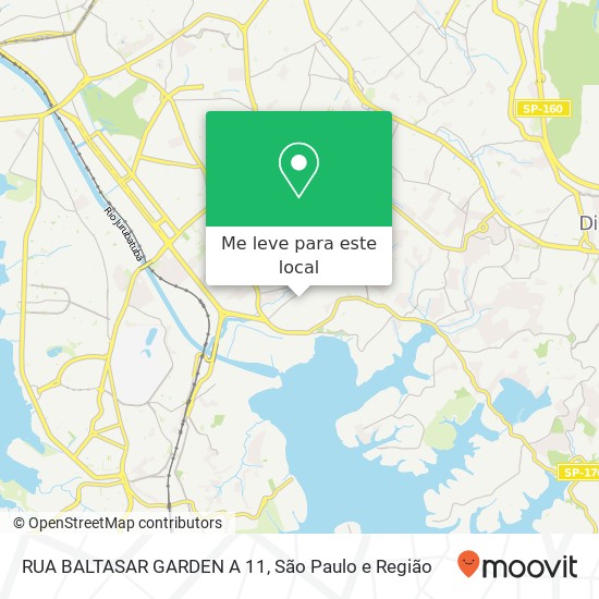 RUA BALTASAR GARDEN A  11 mapa