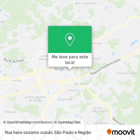 Rua hans ossamo suzuki mapa