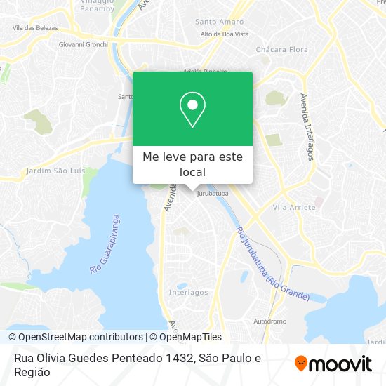 Rua Olívia Guedes Penteado 1432 mapa