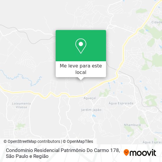 Condomínio Residencial Patrimônio Do Carmo 178 mapa