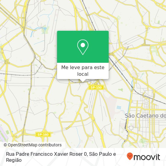 Rua Padre Francisco Xavier Roser 0 mapa