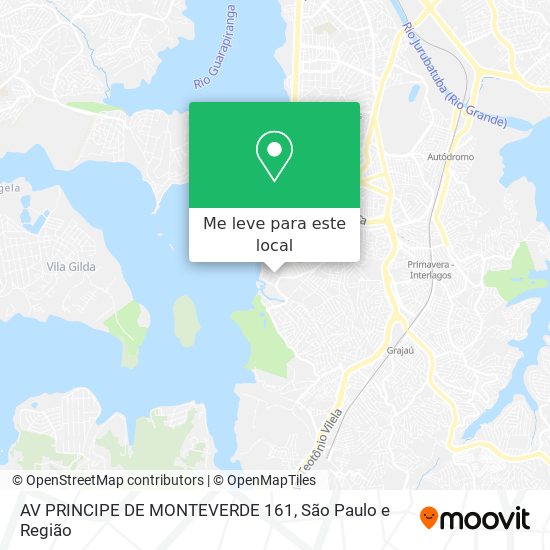 AV PRINCIPE DE MONTEVERDE 161 mapa