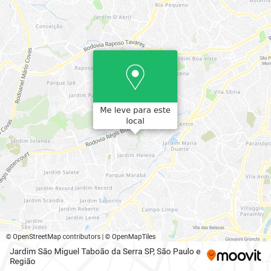 Jardim São Miguel   Taboão da Serra   SP mapa