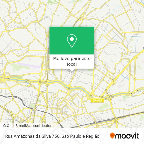 Rua Amazonas da Silva 758 mapa