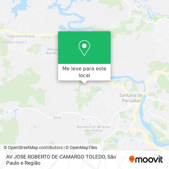 AV JOSE ROBERTO DE CAMARGO TOLEDO mapa