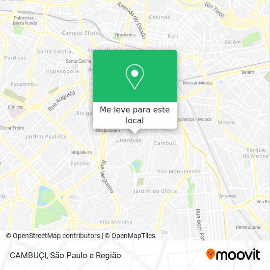 CAMBUÇI mapa
