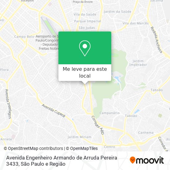 Avenida Engenheiro Armando de Arruda Pereira 3433 mapa