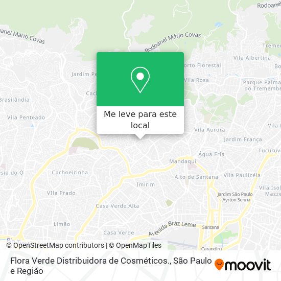Flora Verde Distribuidora de Cosméticos. mapa