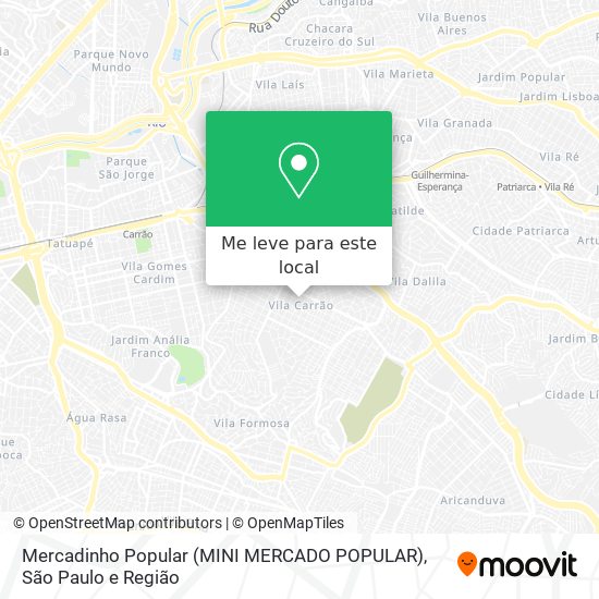 Mercadinho Popular (MINI MERCADO POPULAR) mapa
