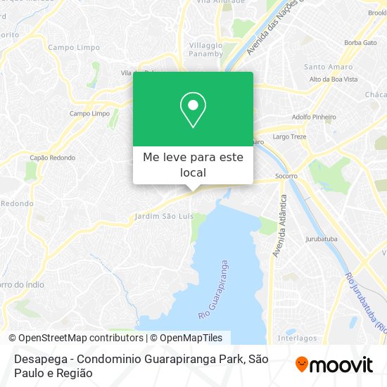 Desapega - Condominio Guarapiranga Park mapa