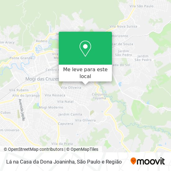 Lá na Casa da Dona Joaninha mapa