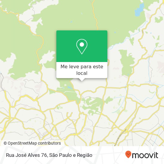 Rua José Alves 76 mapa