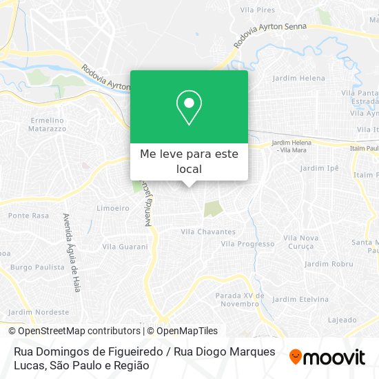 Rua Domingos de Figueiredo / Rua Diogo Marques Lucas mapa