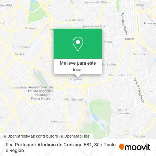 Rua Professor Afridigio de Gonzaga 681 mapa