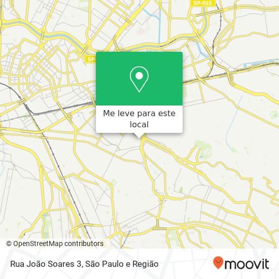 Rua João Soares 3 mapa