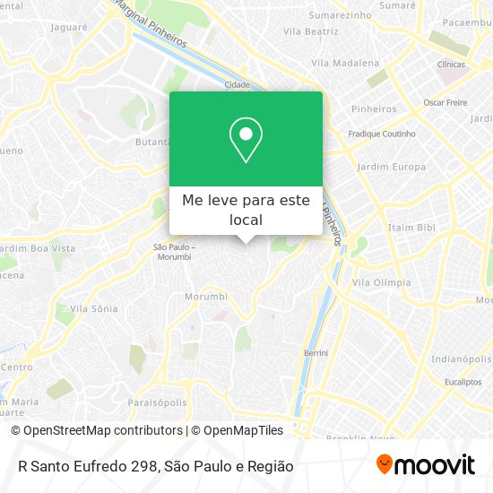 R Santo Eufredo 298 mapa