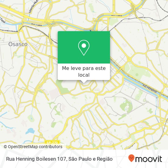 Rua Henning Boilesen 107 mapa