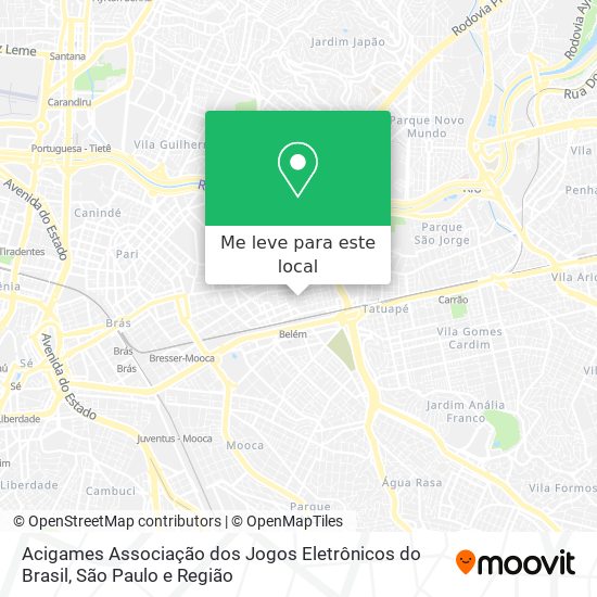 Acigames Associação dos Jogos Eletrônicos do Brasil mapa