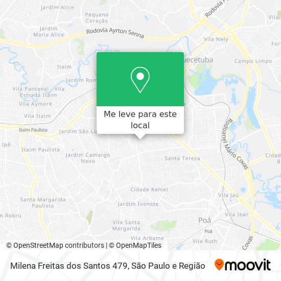 Milena Freitas dos Santos 479 mapa